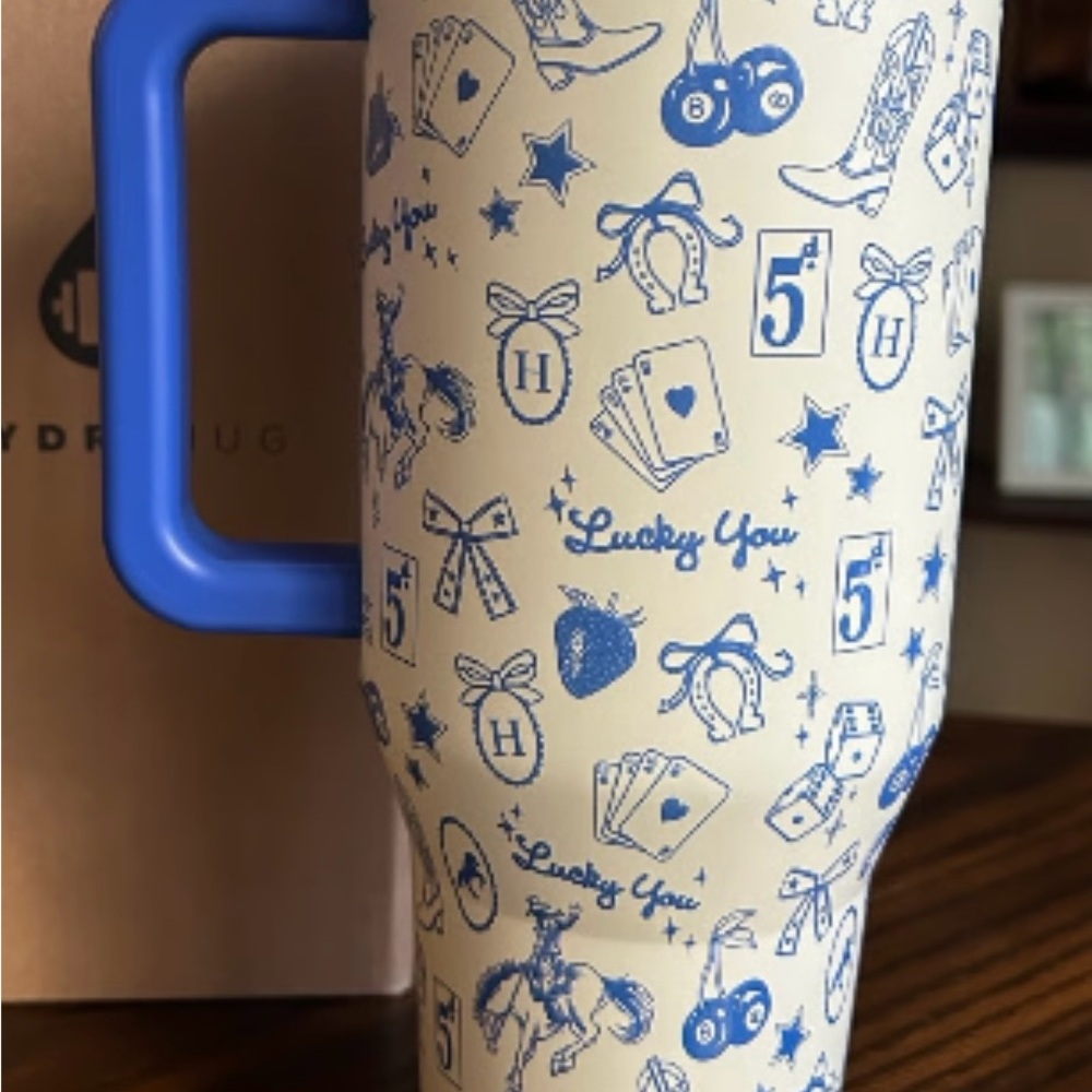 HydroJug blue western charm